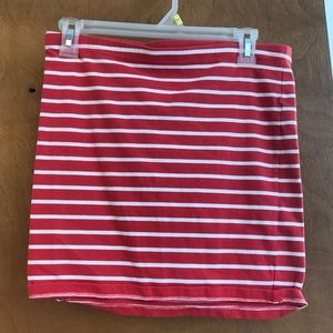 Stripped bodycon skirt